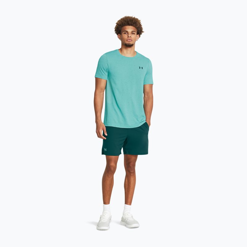 Pánske tričko Under Armour Vanish Seamless radiálna tyrkysová/hydro teal 2