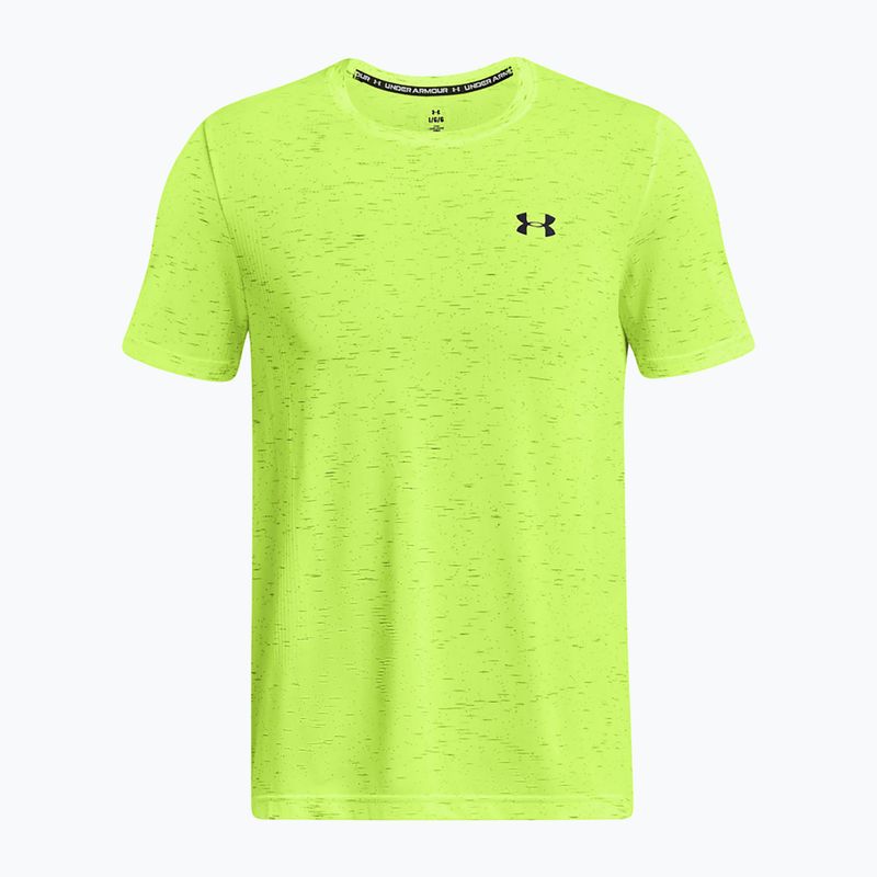 Pánske tričko Under Armour Vanish Seamless s vysokou viditeľnosťou žlto-čierne 4