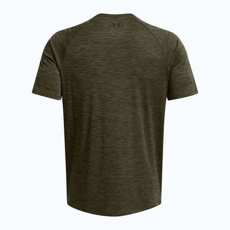 Pánske tréningové tričko Under Armour Tech Textured marine od green/black 2