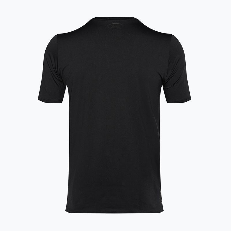 Under Armour Rush Energy pánske tréningové tričko black/black 2