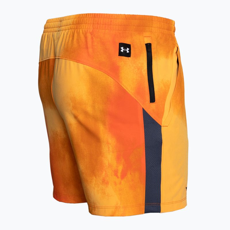 Pánske tréningové šortky Under Armour Project Rock Ultimate 5" PT atomic/team orange/black 3