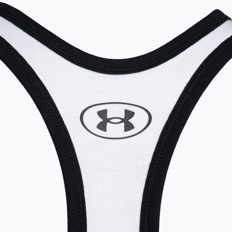 Pánske tréningové tielko Under Armour Project Rock Get To Work Tank white/black/phoenix fire 4