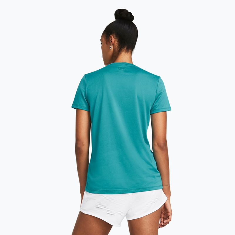 Dámske tréningové tričko Under Armour Tech BL HD circuit teal/coastal teal 2