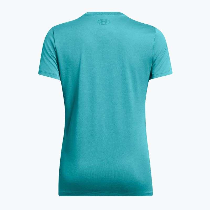 Dámske tréningové tričko Under Armour Tech BL HD circuit teal/coastal teal 4