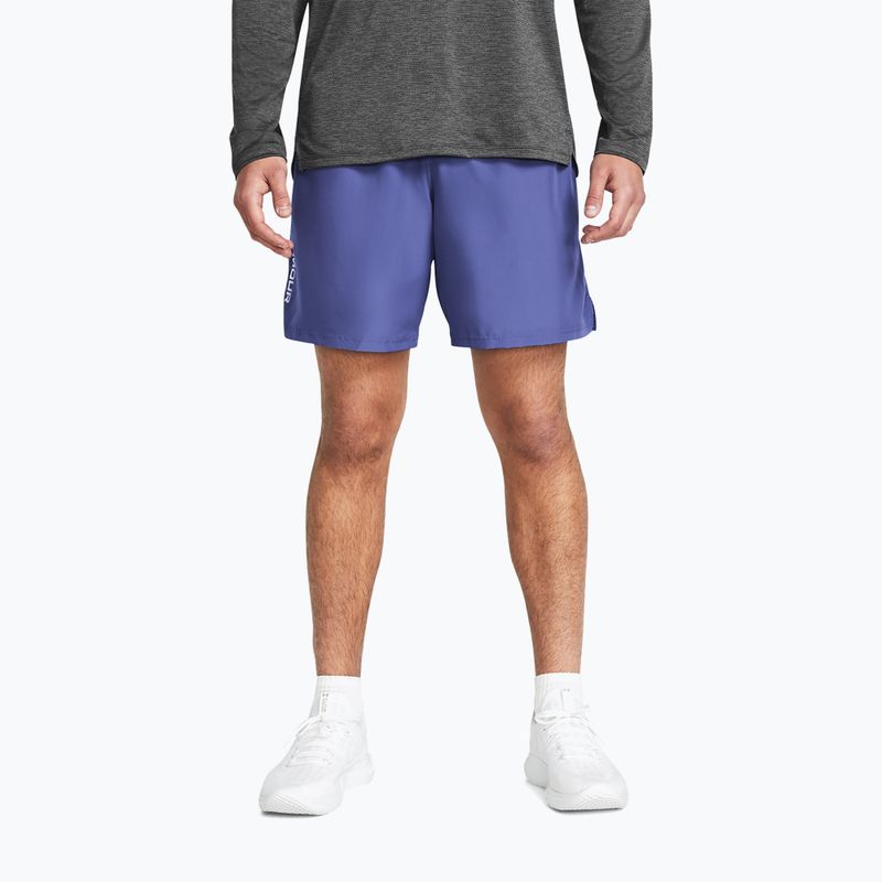 Pánske tréningové šortky Under Armour Woven Wdmk starlight/white