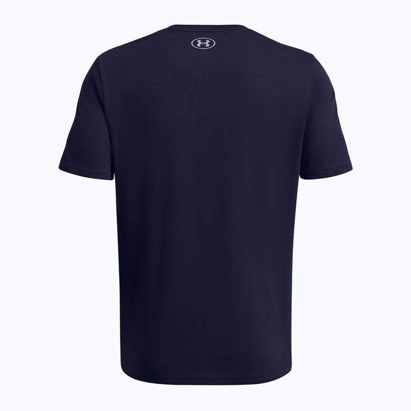 Pánske tréningové tričko Under Armour GL Foundation Update midnight navy/royal/mod gray 2