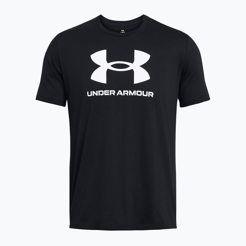 Pánske tričko Under Armour Sportstyle Logo Update black/white 3