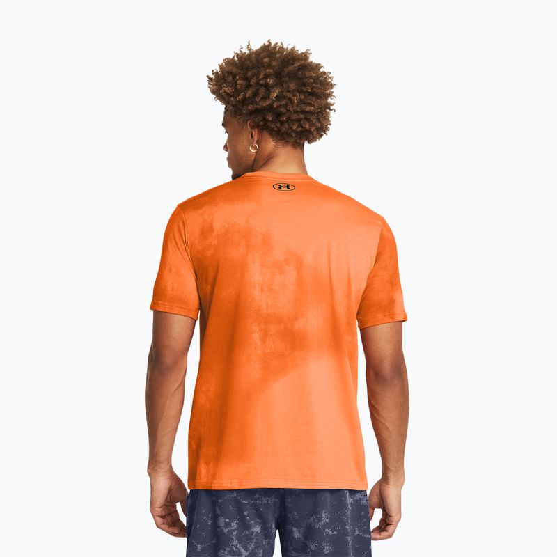 Pánske tréningové tričko Under Armour Project Rock Payoff AOP Graphic atomic/atomic/black 2