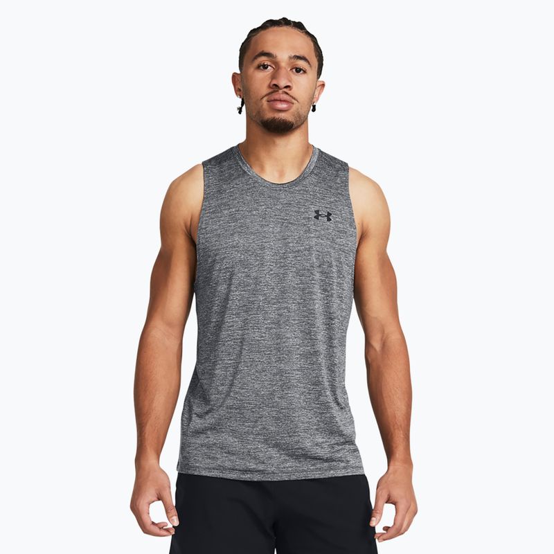 Pánske tréningové tielko Under Armour Tech Tank castlerock/black