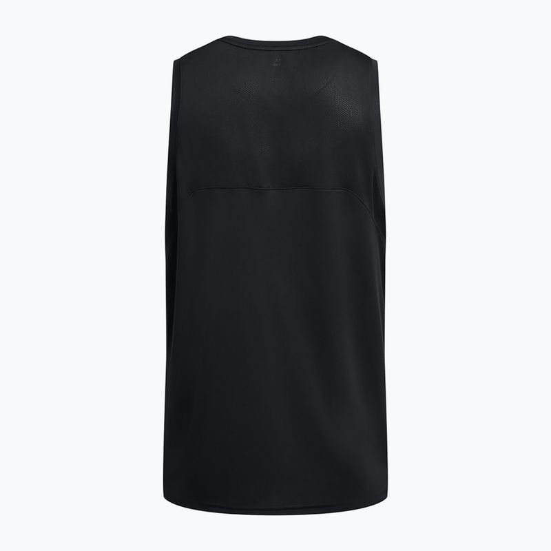Pánske basketbalové tričko Under Armour Baseline Performance Tank black/black/white 2