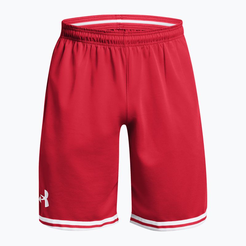 Pánske basketbalové šortky Under Armour 10" Perimeter Short red/white