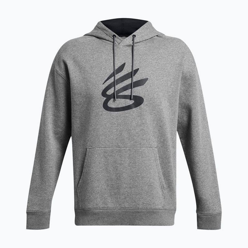 Pánska mikina Under Armour Curry Splash Hoodie castlerock/black 7