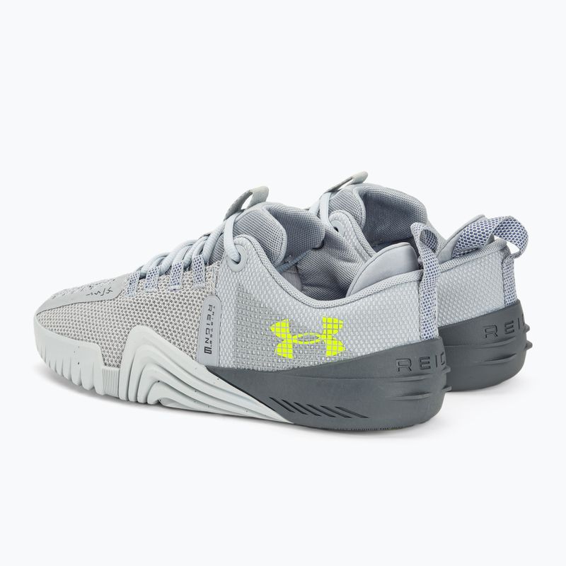 Pánska tréningová obuv Under Armour TriBase Reign 6 mod gray/starlight/high vis yellow 3