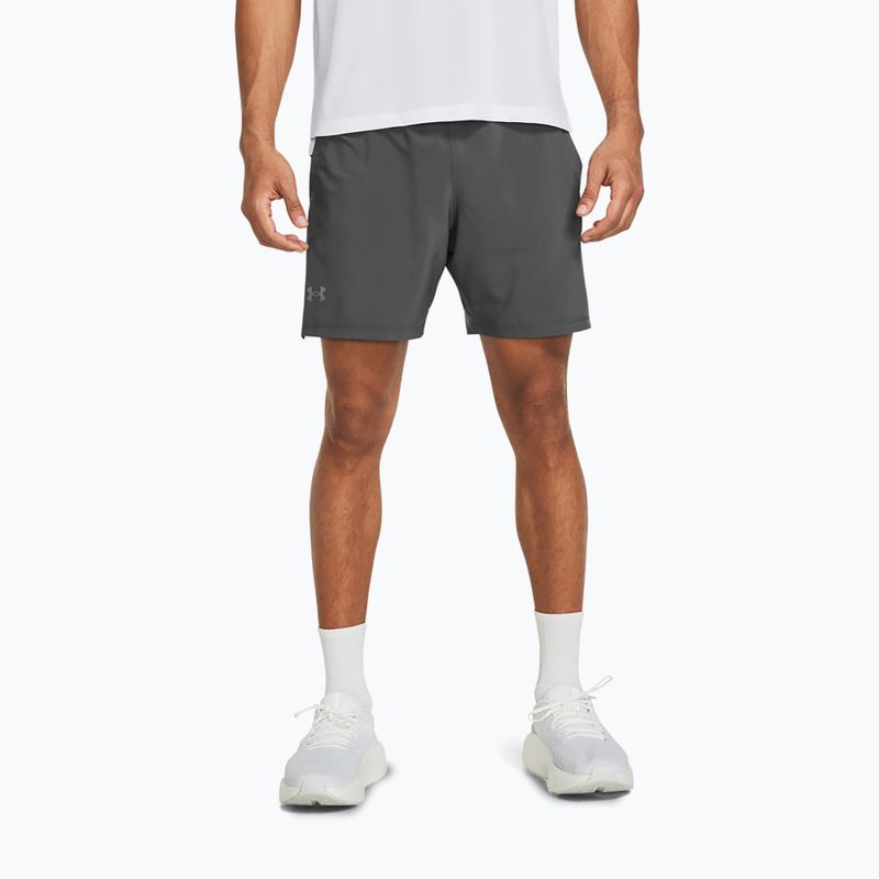Pánske bežecké šortky Under Armour Launch Elite 2In1 7'' castelrock/castelrock/reflective