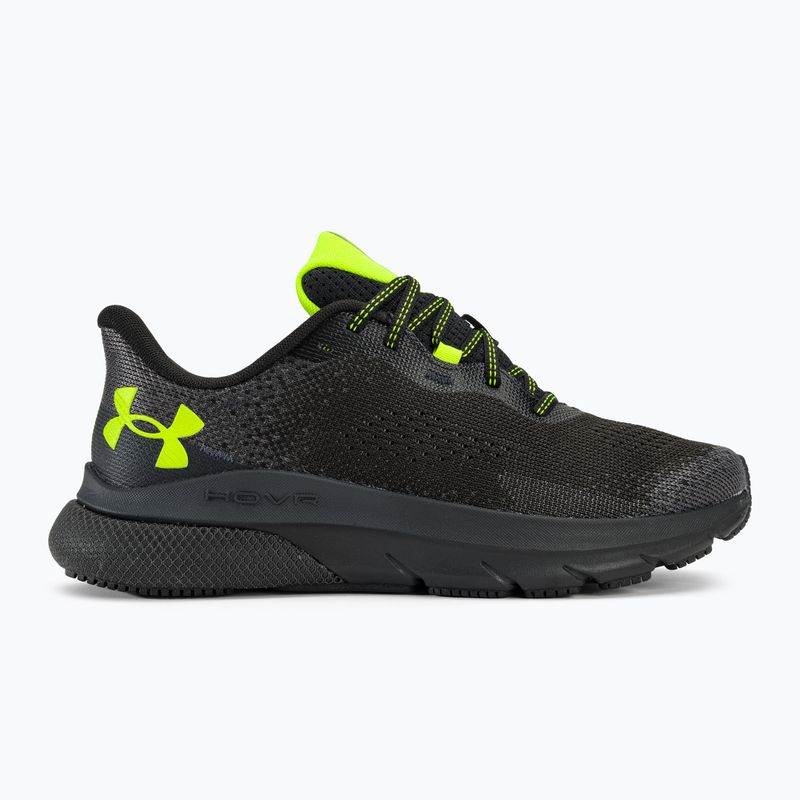 Under Armour Hovr Turbulence 2 pánska bežecká obuv black/black/high vis yellow 2