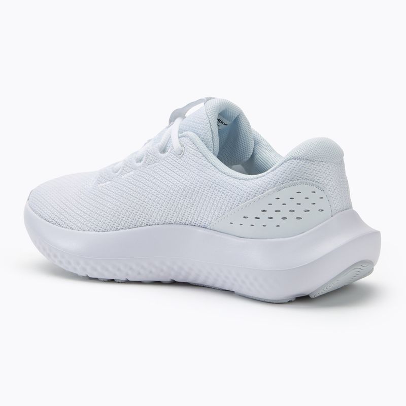 Dámska bežecká obuv Under Armour Charged Surge 4 white/distant gray/metallic silver 3