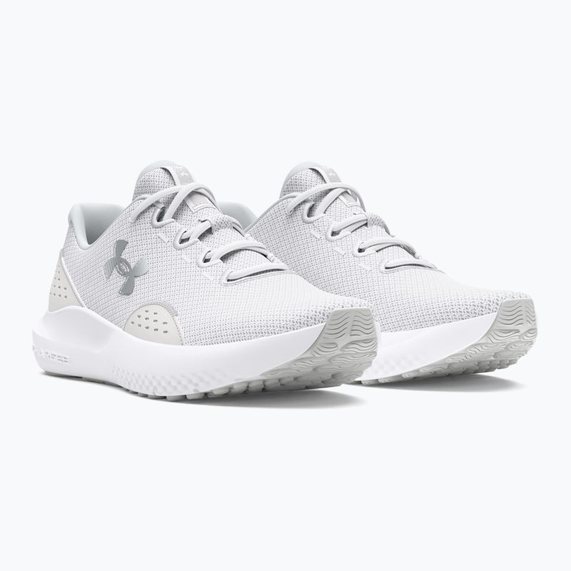 Dámska bežecká obuv Under Armour Charged Surge 4 white/distant gray/metallic silver 10