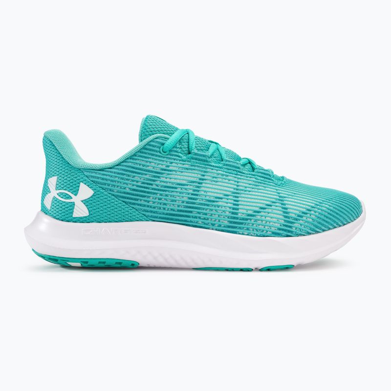 Under Armour Charged Speed Swift dámska bežecká obuv radial tyrkysová/circuit teal/biela 2