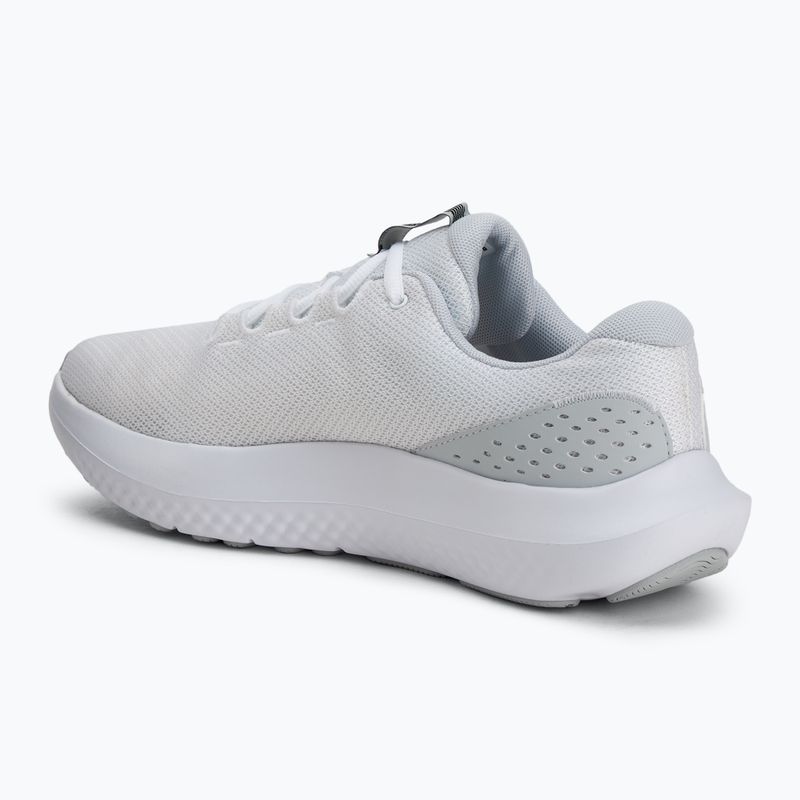 Pánske bežecké topánky Under Armour Charged Surge 4 white/halo gray/black 3