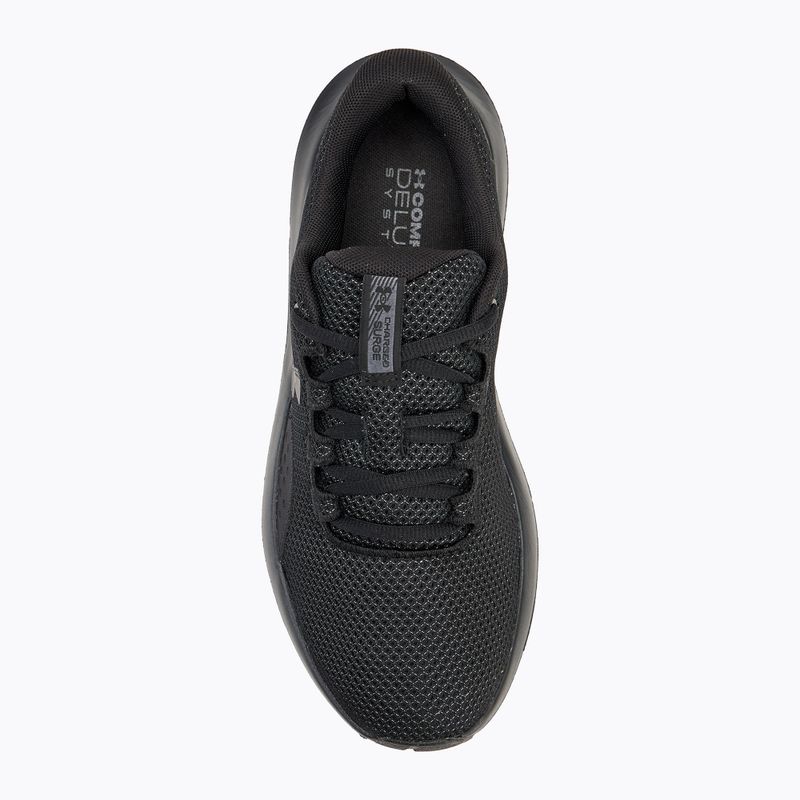 Pánska bežecká obuv Under Armour Charged Surge 4 black/black/black 5