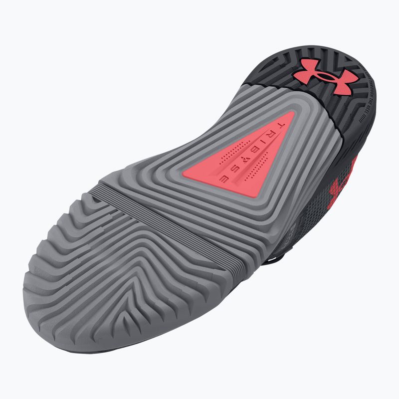 Pánska tréningová obuv Under Armour TriBase Reign 6 gray void/pitch gray/rush red 11