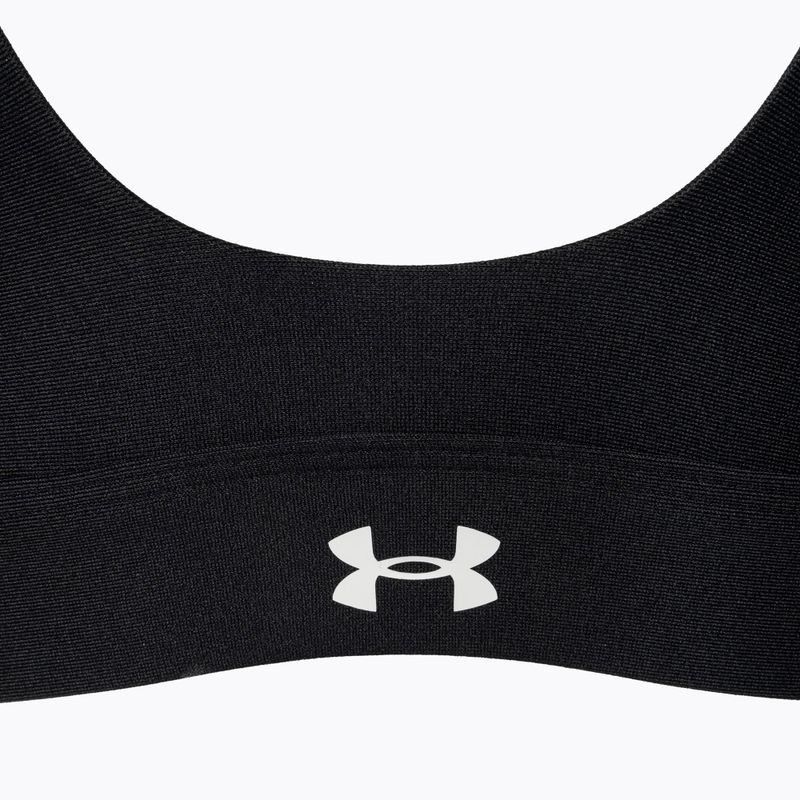 Podprsenka Under Armour Infinity High Zip 2.0 čierna/biela fitness 5