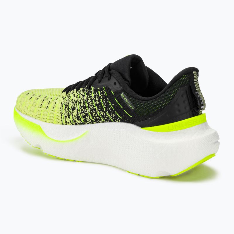 Pánska bežecká obuv Under Armour Infinite Elite black/sonic yellow/high vis yellow 3