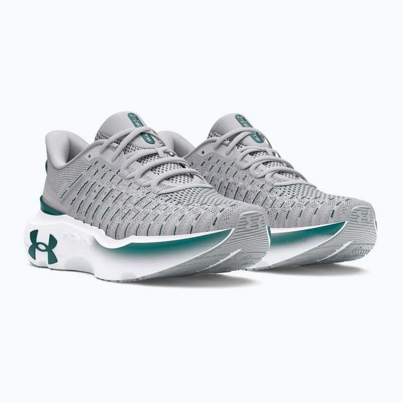 Pánska bežecká obuv Under Armour Infinite Elite halo gray/halo gray/hydro teal 10