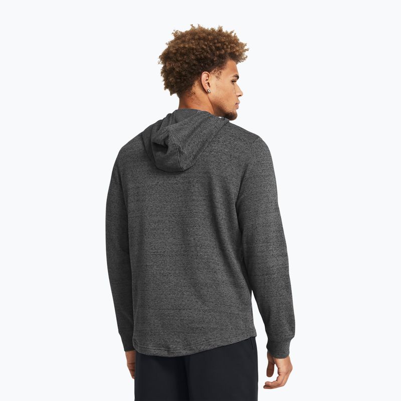 Pánska mikina Under Armour Rival Terry Graphic Hood castlerock/black 2