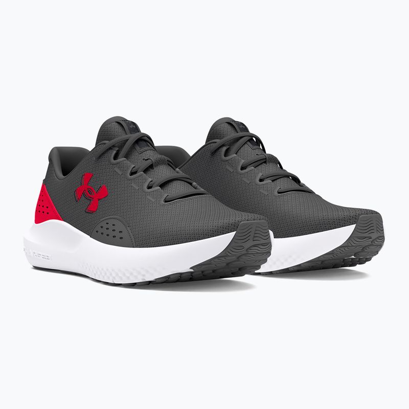 Pánske bežecké topánky Under Armour Charged Surge 4 castlerock/red/red 3