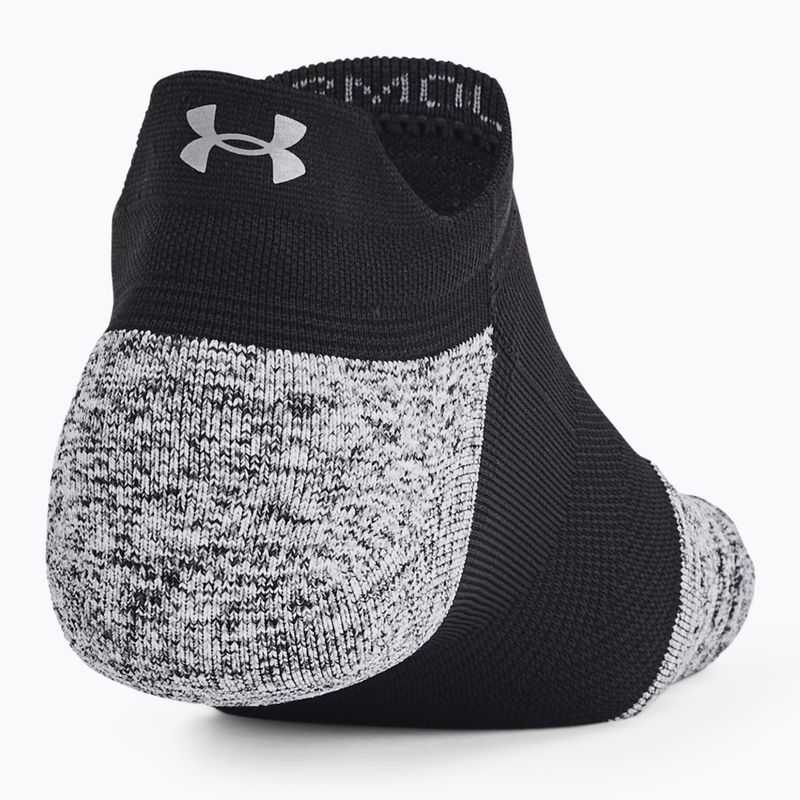 Bežecké ponožky Under Armour Dry Run Cushion No Show 3 pary black/pitch gray/reflective 3