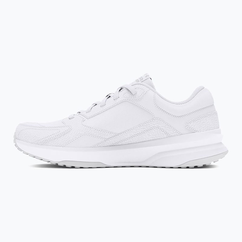 Pánske športové topánky Under Armour Edge Leather white/white/halo gray 9