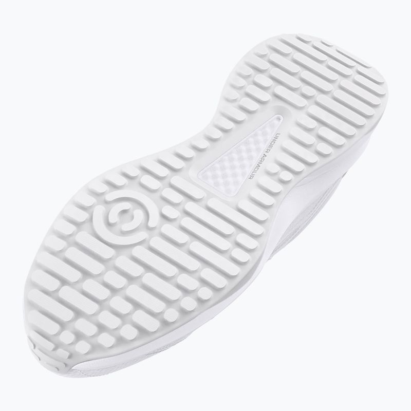 Pánske športové topánky Under Armour Edge Leather white/white/halo gray 12