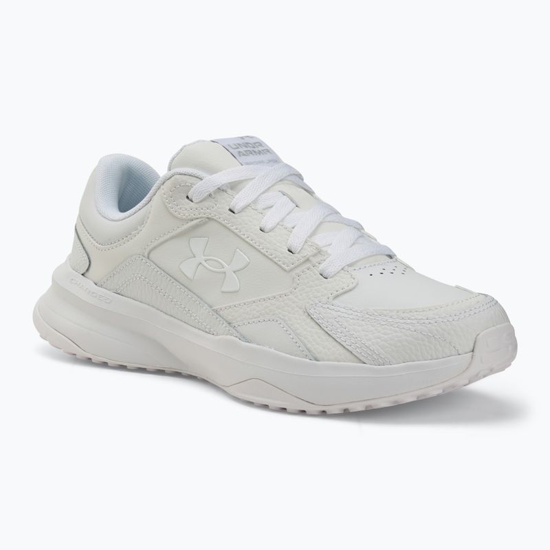 Pánske športové topánky Under Armour Edge Leather white/white/halo gray