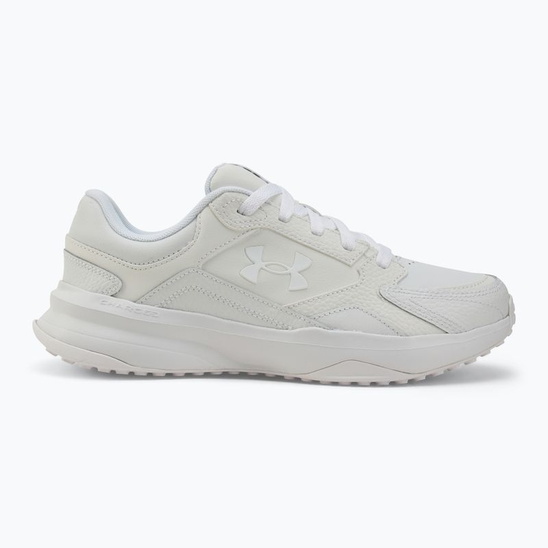 Pánske športové topánky Under Armour Edge Leather white/white/halo gray 2