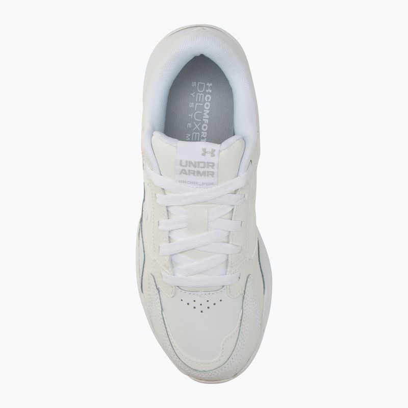 Pánske športové topánky Under Armour Edge Leather white/white/halo gray 5