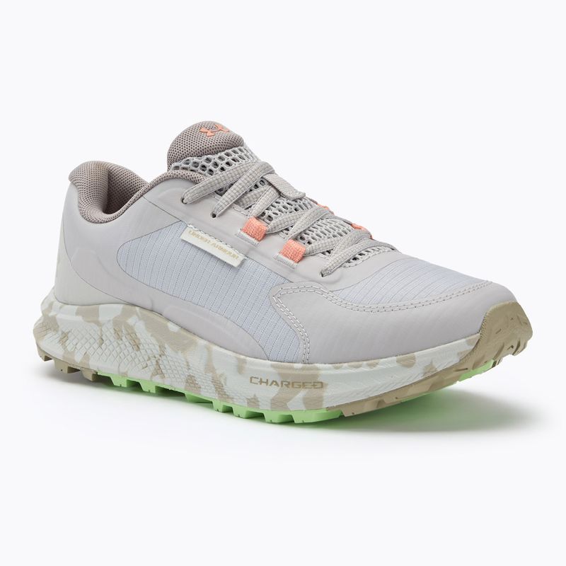 Dámska bežecká obuv Under Armour Charged Bandit Trail 3 gray matter/white clay/aero orange