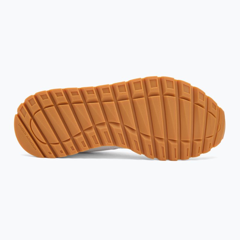 Dámske tréningové topánky Under Armour Essential Runner biela/biela kremeň/biela kremeň 4