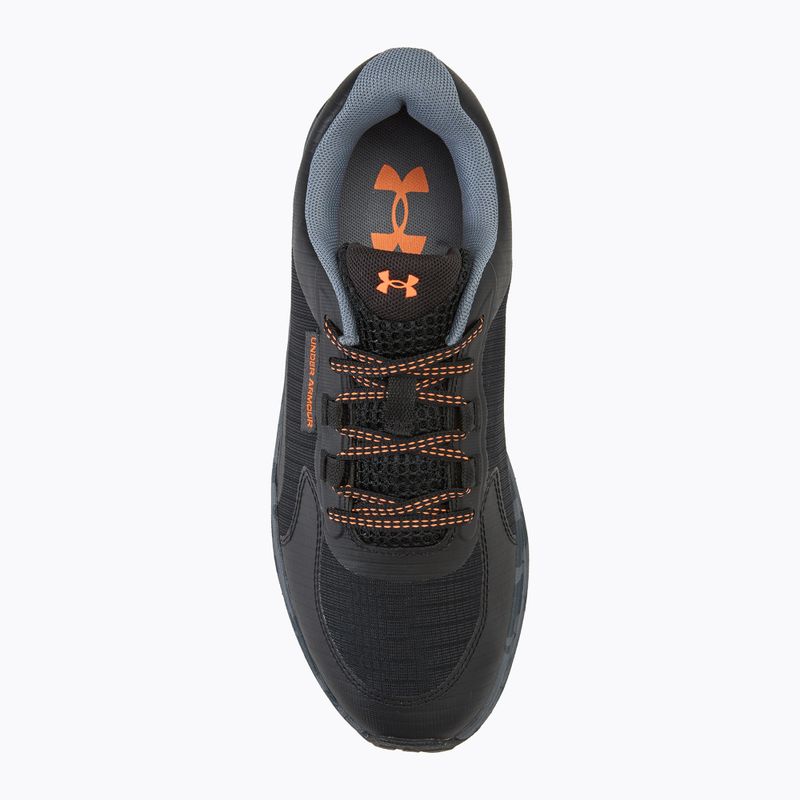 Pánska bežecká obuv Under Armour Charged Bandit Trail 3 black/black/orange blast 5