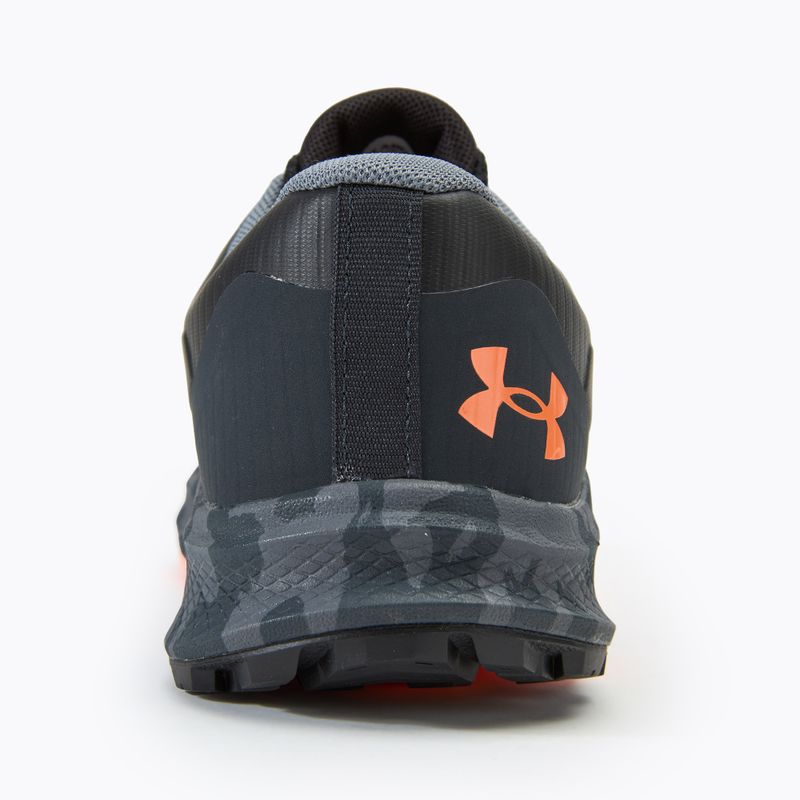 Pánska bežecká obuv Under Armour Charged Bandit Trail 3 black/black/orange blast 6