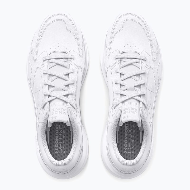 Dámske športové topánky Under Armour Edge Leather white/white/white 4