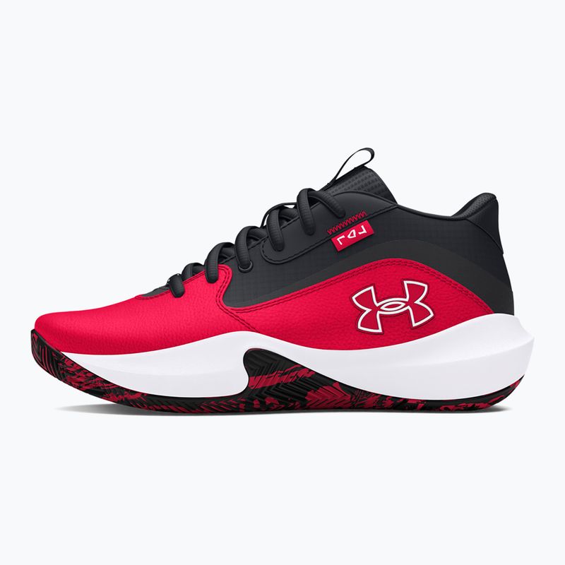 Detská basketbalová obuv Under Armour GS Lockdown 7 red/black/white 9