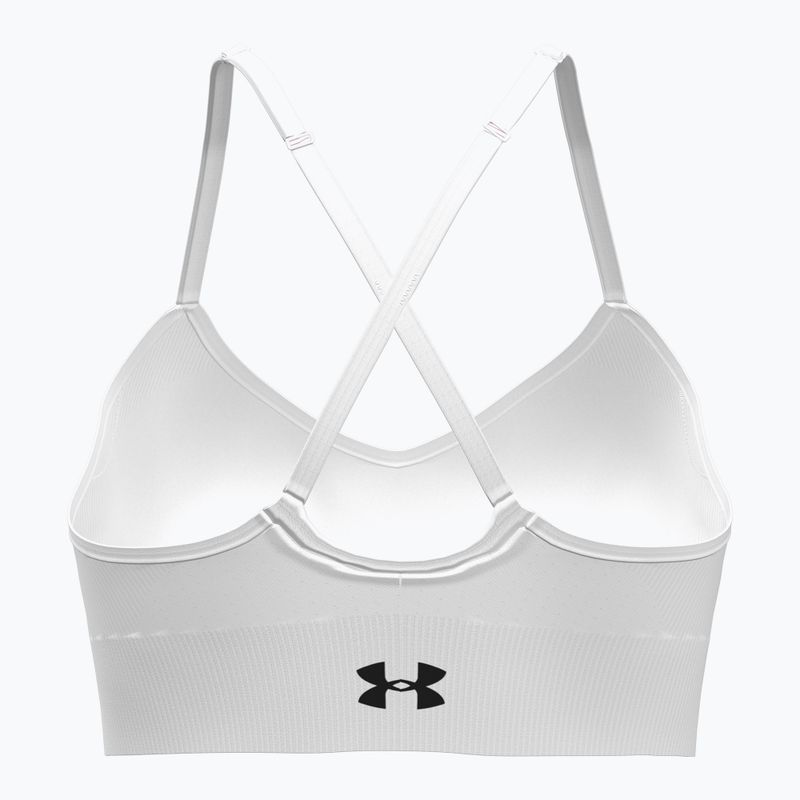 Športová podprsenka Under Armour Vanish Seamless Low white/black 2