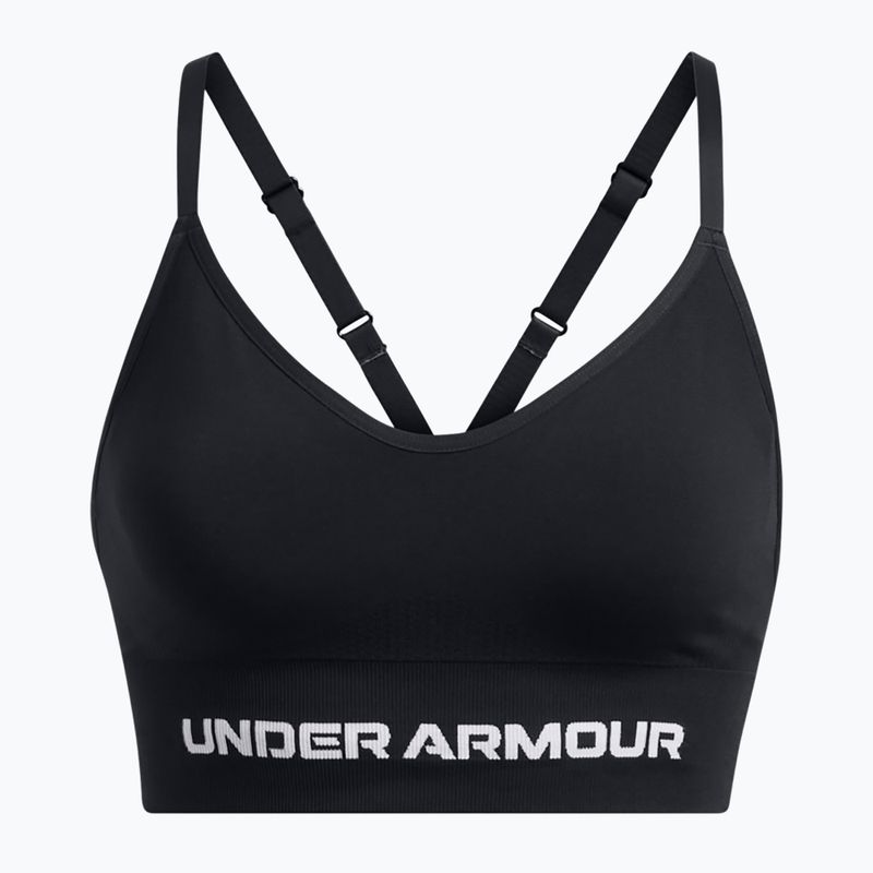 Fitness podprsenka Under Armour Vanish Seamless Low čierna/biela 4