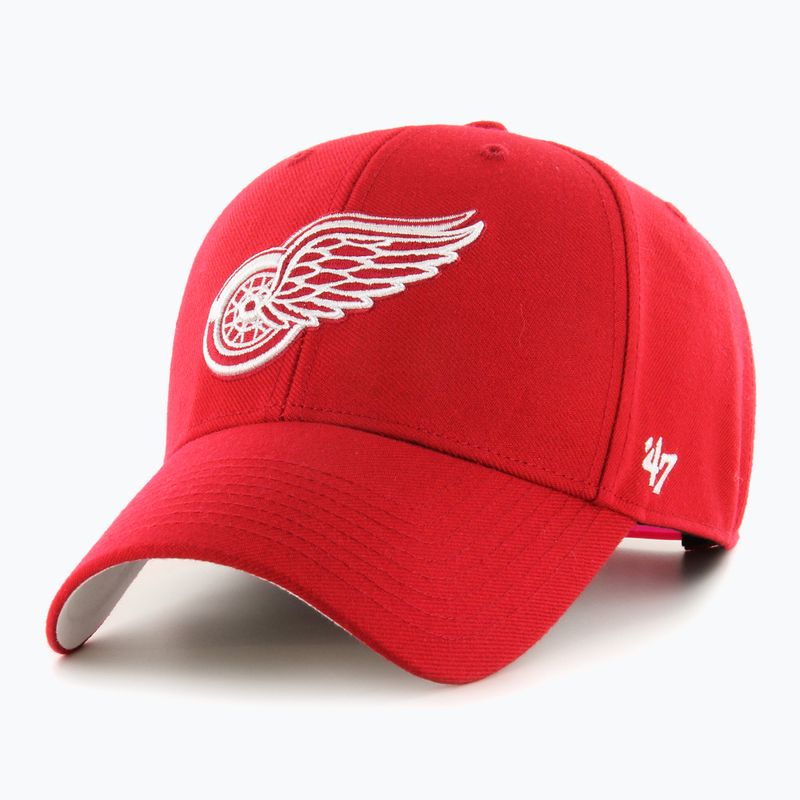47 Značka NHL Detroit Red Wings Ballpark Snap MVP červená baseballová čiapka