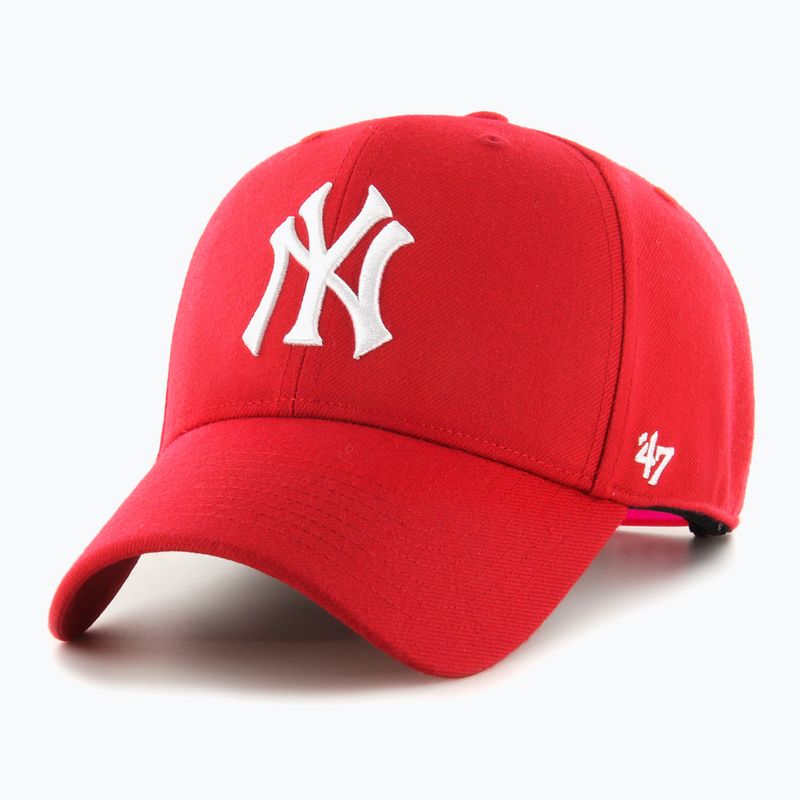 47 Značka MLB New York Yankees MVP SNAPBACK červená baseballová čiapka