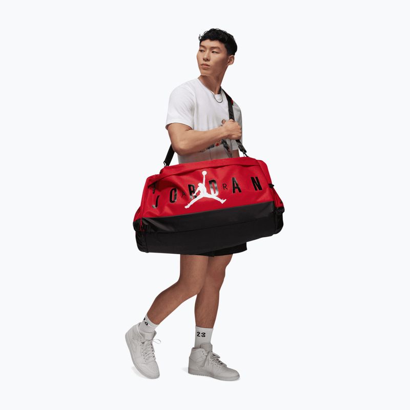 Tréningová taška Jordan Jam Velocity Duffle gym 46 l červená 9