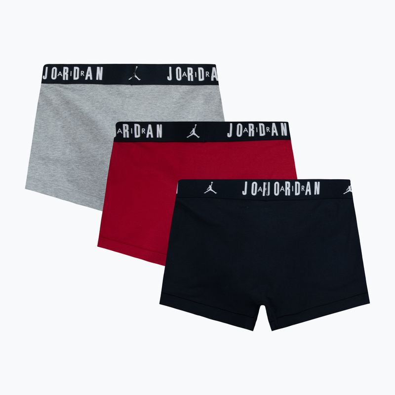 Pánske boxerky Nike Jrdan JHM Flight Cotton Trunk 3 páry gym red/black 2