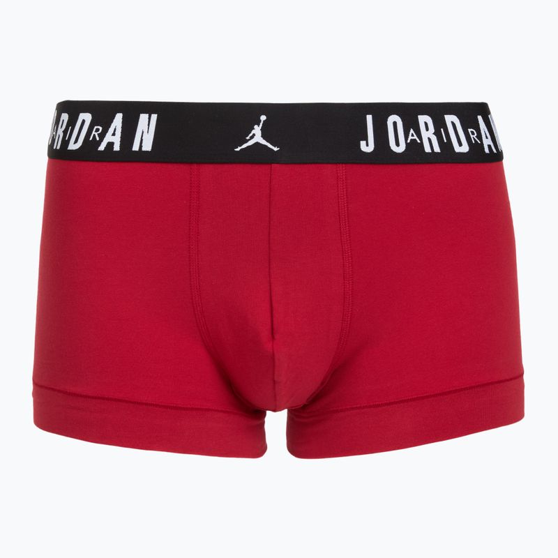 Pánske boxerky Nike Jrdan JHM Flight Cotton Trunk 3 páry gym red/black 6