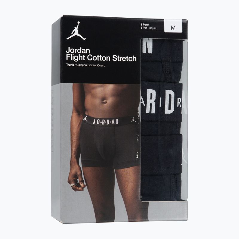 Pánske boxerky Nike Jrdan JHM Flight Cotton Trunk 3 páry black 6